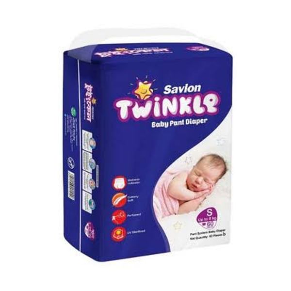savlon twinkle baby diaper (S.size) 42pic