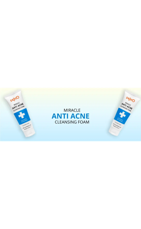 skin’O Miracle Anti Acne Cleansing Foam 100 ml - Image 3