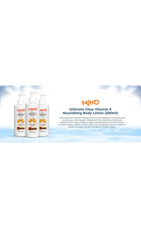 Skin’O Ultimate Glow Vitamin E Body Lotion 200ml - Image 3