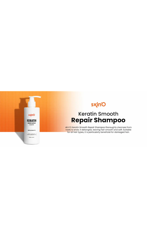 Skin’O Keratin Smooth Repair Shampoo 200ml - Image 4