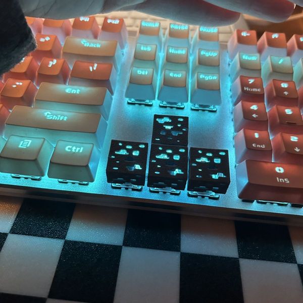 Minecraft Ore 3D Printed Keycaps