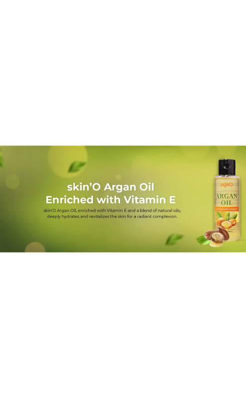 Skin’O Argan Oil Enriched With Vitamin E 100 ml - Image 4