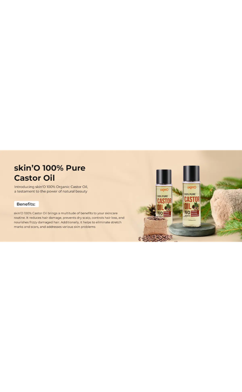 Skin’O 100% Pure Castor Oil 120 ml - Image 3