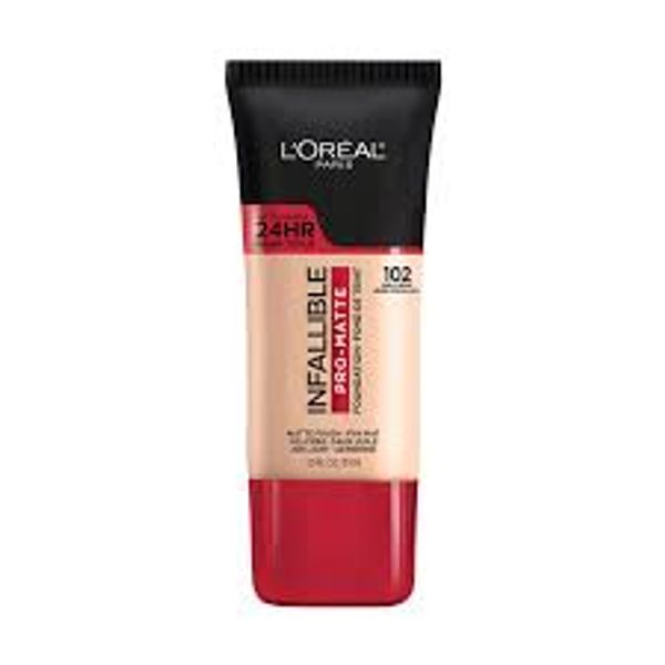 Loreal Infallible Pro Matte Foundation 102 Shell Beige – 30ml