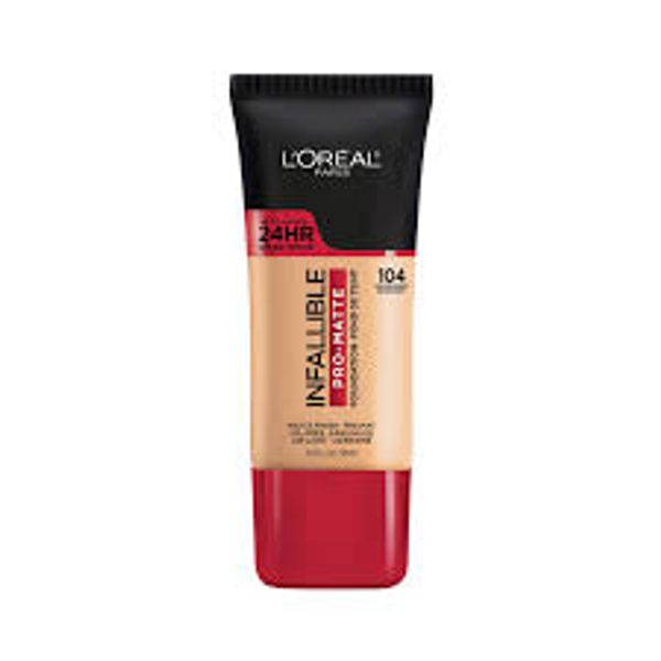 Loreal Infallible Pro Matte Foundation 104 Golden Beige – 30ml