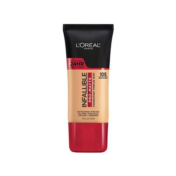 Loreal Infallible Pro Matte Foundation 105 Natural Beige – 30ml