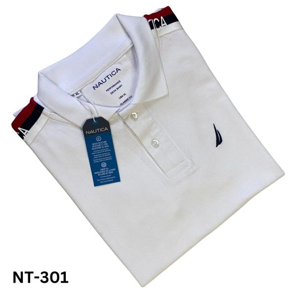 Nautica Men's White Polo T-shirt