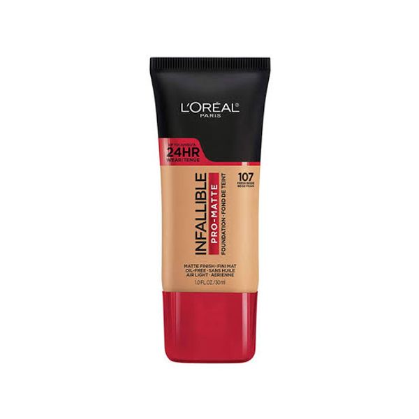 Loreal Infallible Pro Matte Foundation 107 Fresh Beige – 30ml