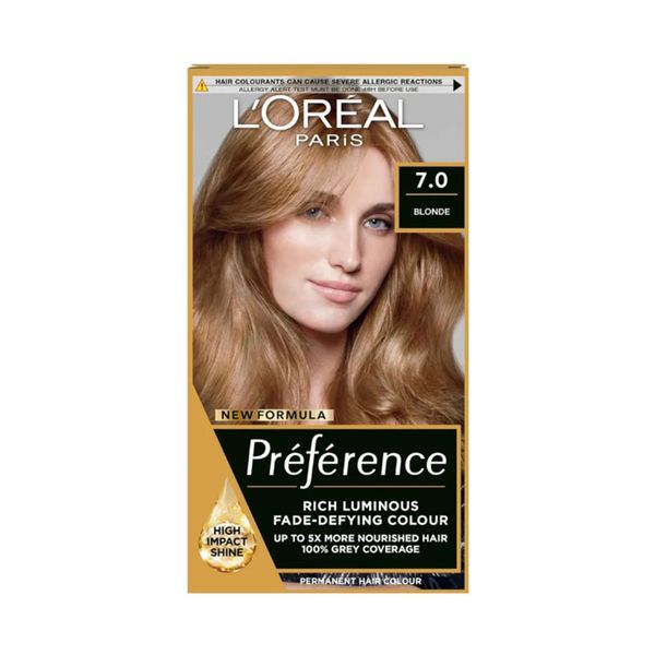 Loreal Paris Preference Luminous Fade-Defying Hair Color – 7.0 Blonde