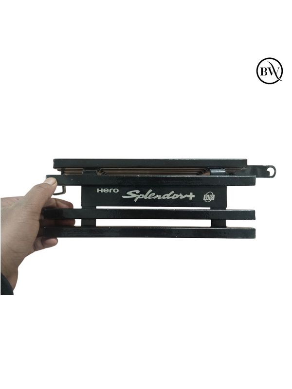 Premium Black Silencer Gourde For Splendor Plus