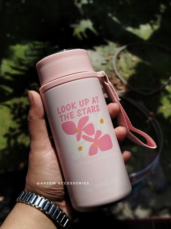 YATAI Water Pot 350ml (Pink Flower)