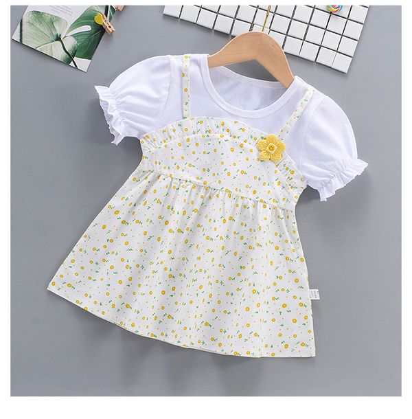 Imported China Floral Faux Two-Piece Style
