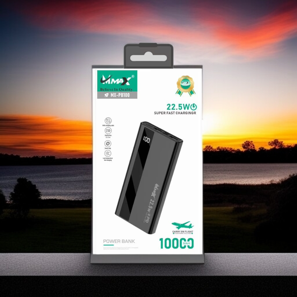 M-MAX 22.5W 10000mah POWER BANK SUPER FAST