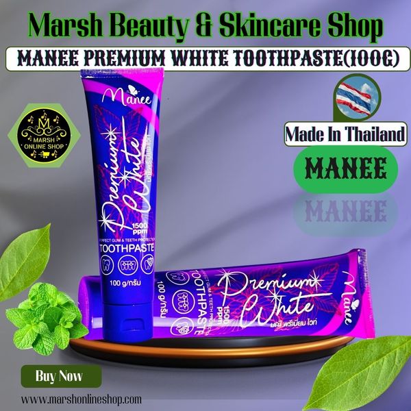 👉🔰MANEE PREMIUM WHITE TOOTHPASTE (100G)