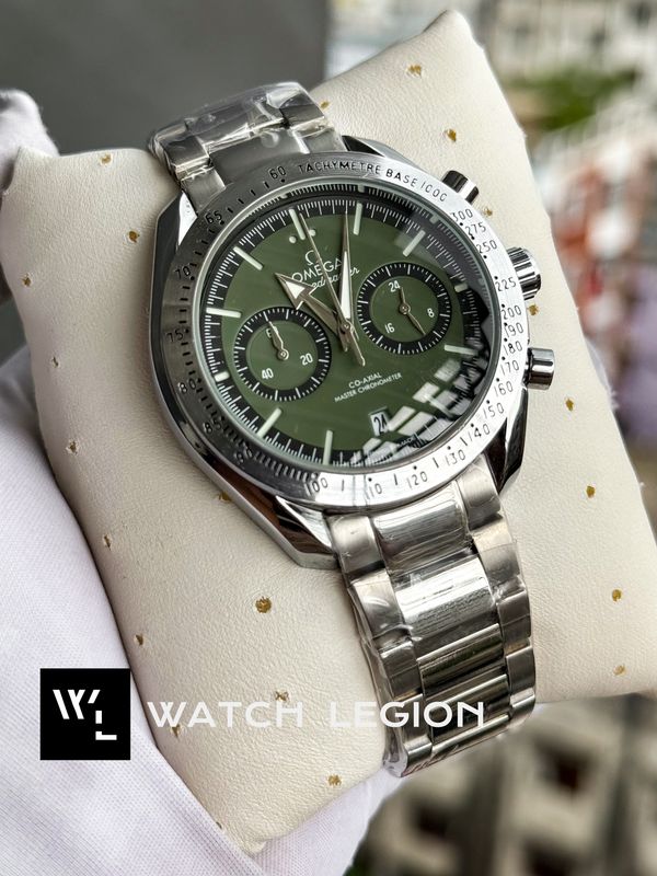 OMEGA SPEEDMASTER 57 CHAIN GREEN DIAL