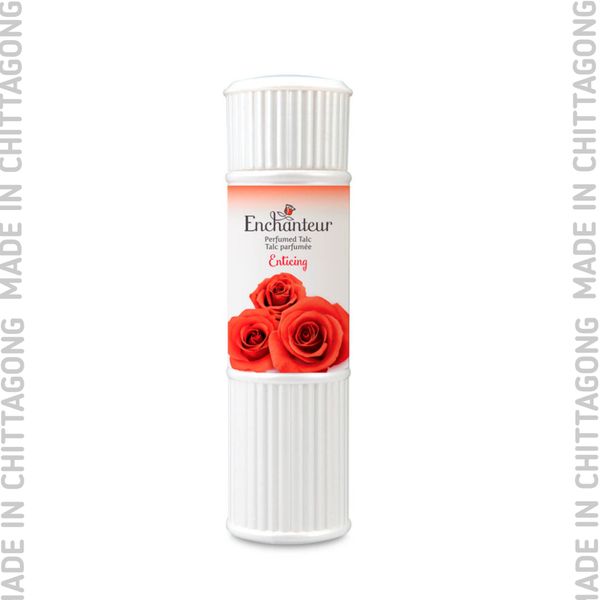 Enchanteur Perfumed Talc Powder Enticing 125g – Long-Lasting Fragrance for Soft & Smooth Skin