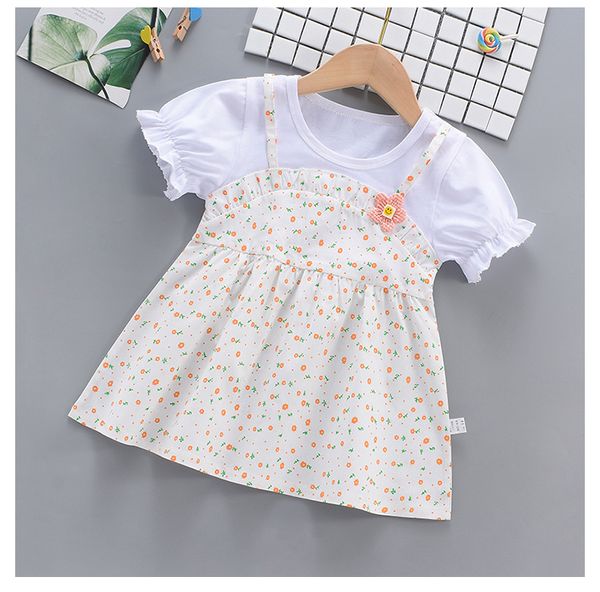 Imported China Floral Faux Two-Piece Style