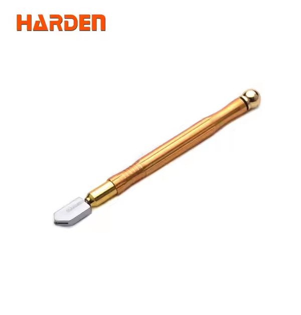 HARDEN Professional Glass Cutter (Auto-Oil ), 185mm, with Aluminum Alloy Handle cutting ability: 5 - 15mm thick glass; 570353