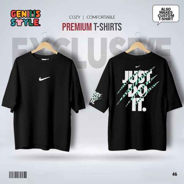 Just Do It. Premium Drop Shoulder T-shirt - 46