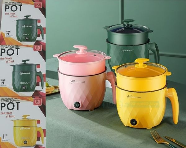 Mini Electric Multi Cooker 2L | Non-Stick Hot Pot & Multifunction Rice Cooker | Price in BD