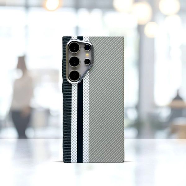 MagSafe Supported Luxo Carbon Fiber Case For Samsung Galaxy S25Ultra S24Ultra S23Ultra