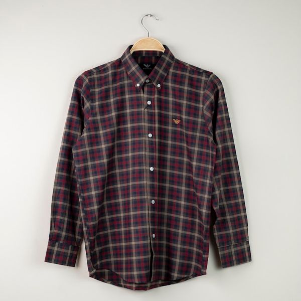 AX 100% Cotton Check Shirt 03