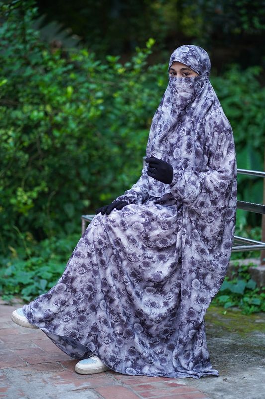 Soft Linen Jilbab