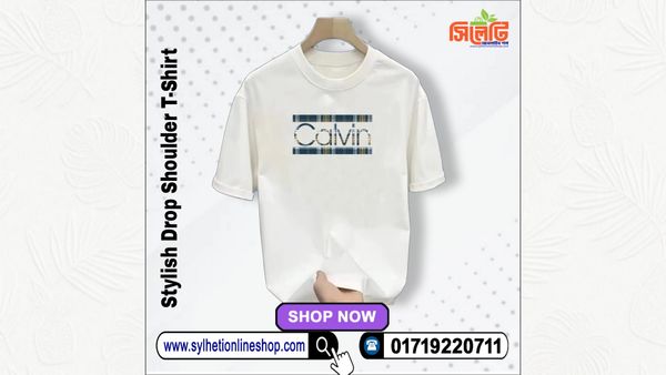 Calvin Stylish Drop Shoulder T-Shirt (Code: 2219400)