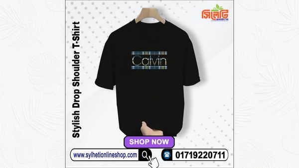 Calvin Stylish Drop Shoulder T-Shirt (Code: 2219300)