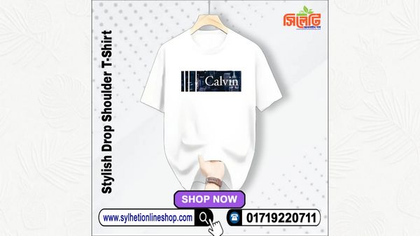 Calvin Stylish Drop Shoulder T-Shirt (Code: 2219800)