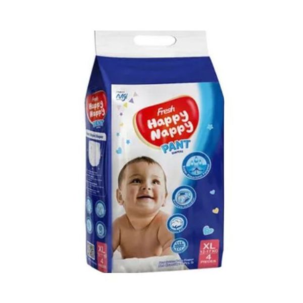 Fresh Happy Nappy Pant Diaper XL (12 -17 kg)4 Pcs ফ্রেশ হ্যাপি ন্যাপি প্যান্ট ডায়াপার