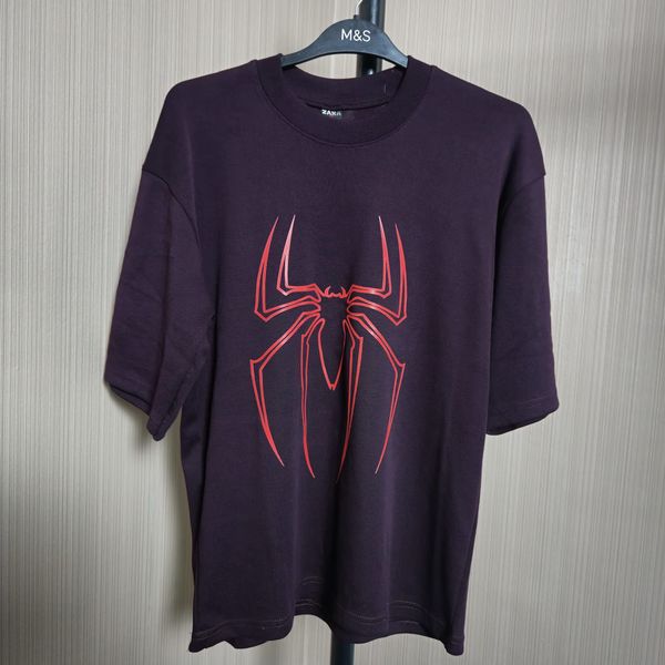 Spider Man (Wine) - Dropshoulder Tshirt