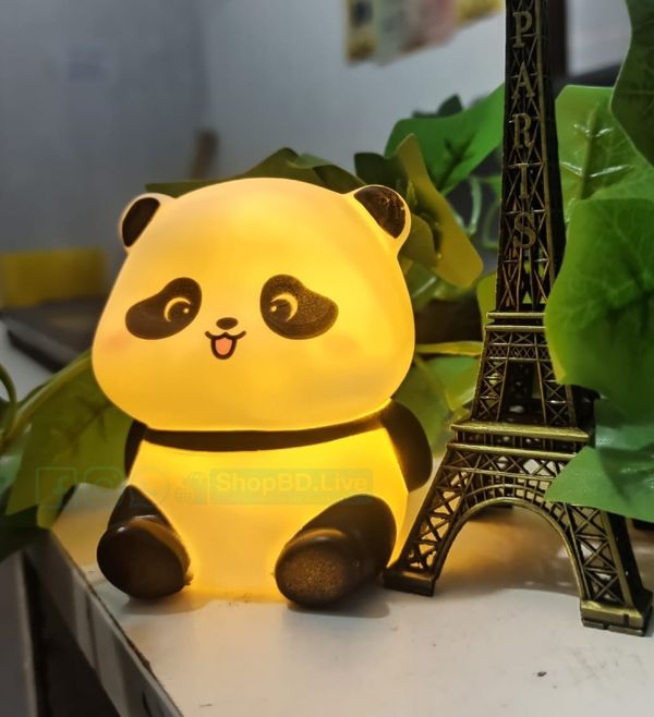 Cute Panda LED Night Light Cartoon Bedside Lamp for Kids Room & Home Decor | Price in BD