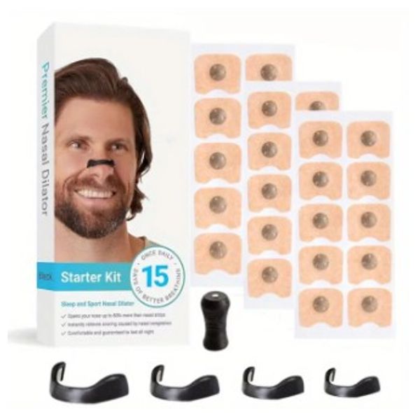 Nasal Dilator Sleep Nasal Strips Nose Breathe Better Magnetic Nose Clip Anti Snoring White