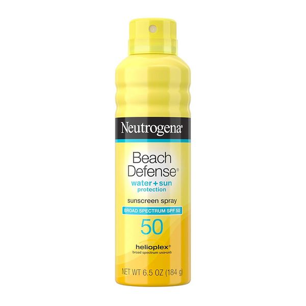 Neutrogena Beach Defense Water + Sun Protection Sunscreen Spray Broad Spectrum SPF 50 – 184g