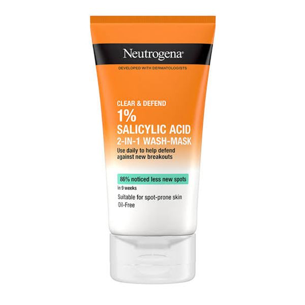 Neutrogena Clear & Defend Wash Mask – 150ml