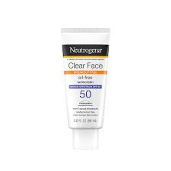 Neutrogena Clear Face Liquid Sunscreen Lotion SPF 50 – 88ml