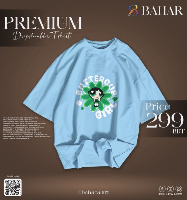 Oversized T-Shirt (Buttercup Girl)