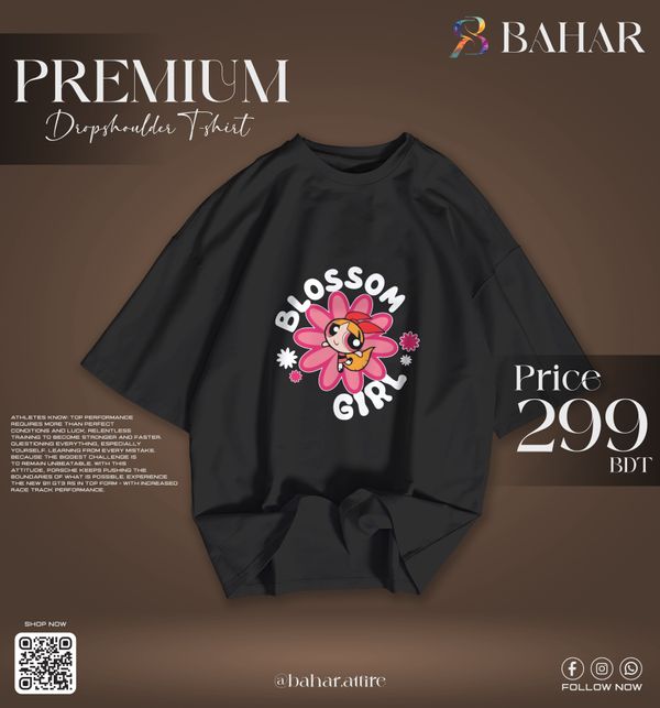 Oversized T-Shirt (Blossom Girl)