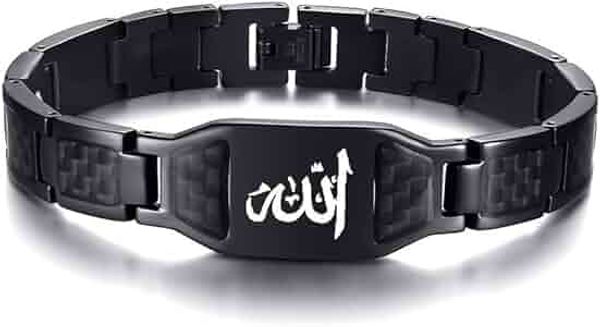 Allahu magnetic titanium bracelet