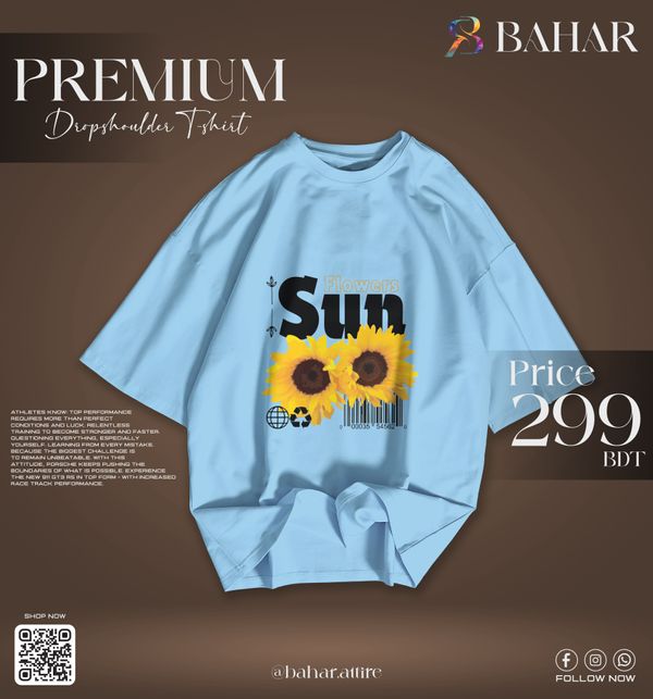 Oversized T-Shirt (Sunflowers)