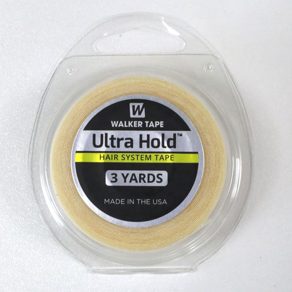 American white plastic wig Tape Walker Tape Ultra Hold Hair System Tape Roll 2.54 x 3 yards