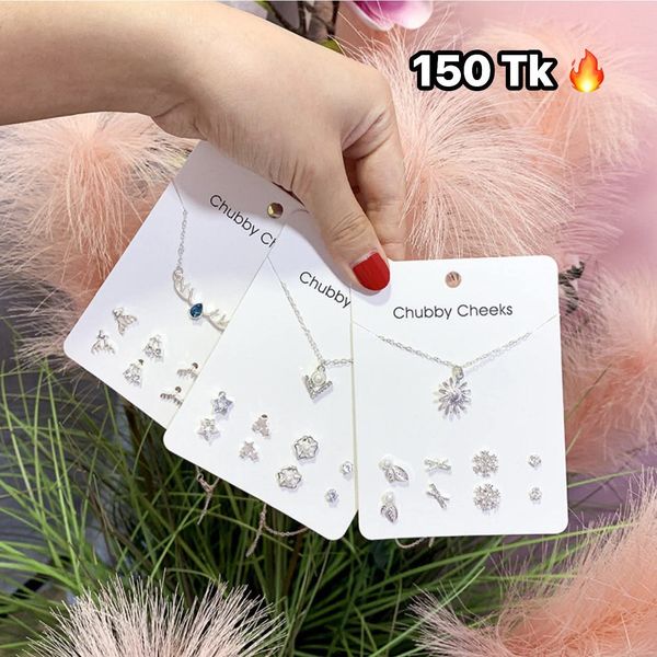 Silver Pendent Set