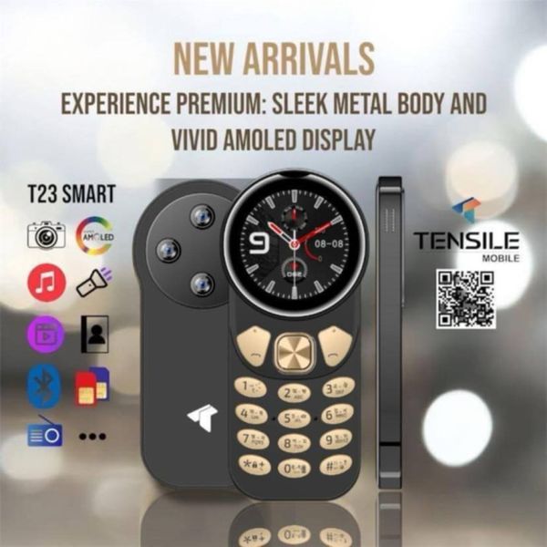 Tensile Sleek T23 Metal Body And Amoled Display