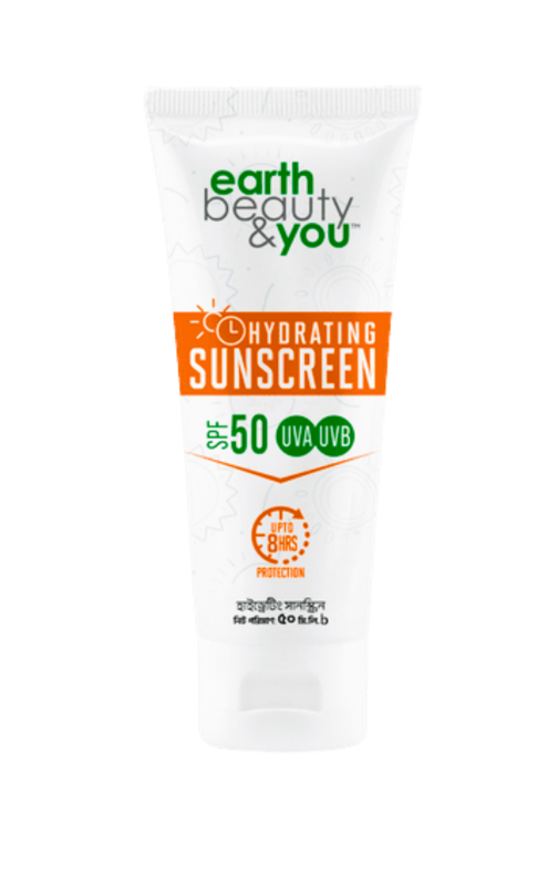 Earth Beauty & You Hydrating Sunscreen (SPF 50 UVA UVB) - Image 1