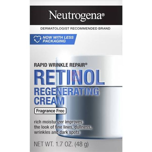 Neutrogena Rapid Wrinkle Repair Regenerating Retinol Cream Fragrance-Free – 48gm