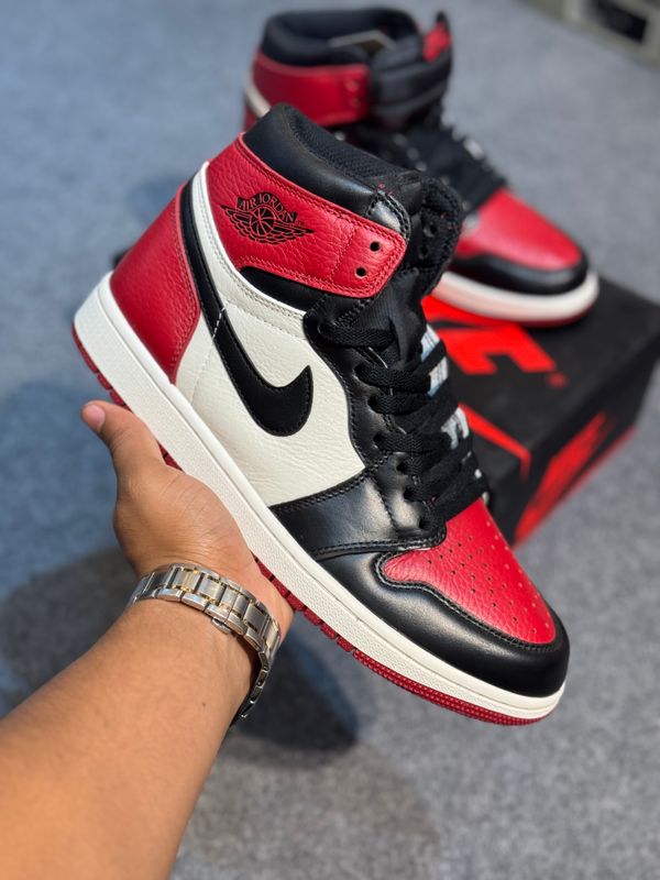 Jordan 1 Retro High Bred Toe (1:1)
