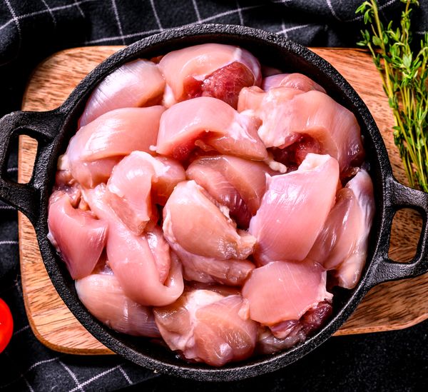 Organic chicken..