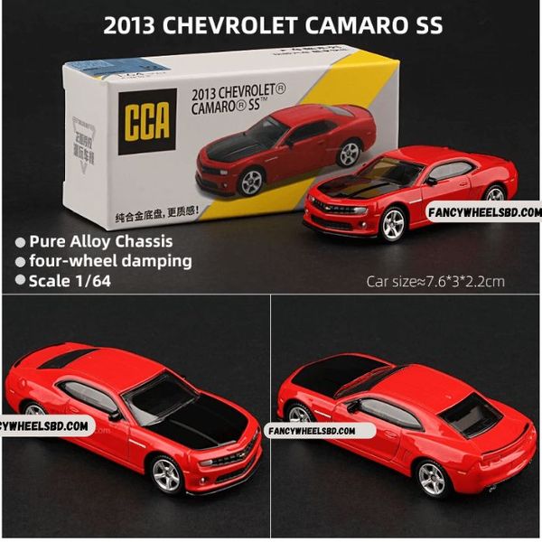 CCA 1:64 2013 Chevrolet Camaro SS Red Die-cast Model Car