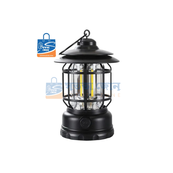 Rechargeable Stepless Dimming Handheld LED Camping Lamp